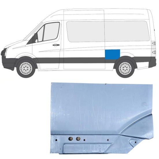 Hátsó sárvédő javító panel hoz Volkswagen Crafter 2005-2017 / Bal 14200