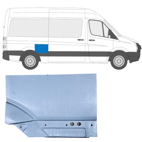 Hátsó sárvédő javító panel hoz Volkswagen Crafter 2005-2017 / Jobb 14199