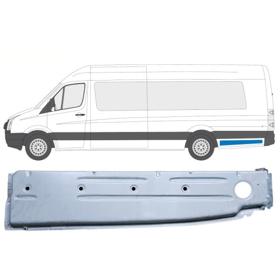 Belső hátsó sárvédő javító panel hoz Volkswagen Crafter 2005-2017 / Bal 14376