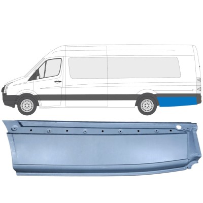 Hátsó sárvédő javító panel hoz Volkswagen Crafter 2005-2017 / Bal 13431
