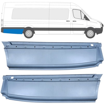 Hátsó sárvédő javító panel hoz Volkswagen Crafter 2005-2017 / Bal+Jobb / Készlet 14359