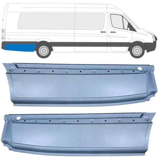 Hátsó sárvédő javító panel hoz Volkswagen Crafter 2005-2017 / Bal+Jobb / Készlet 14359
