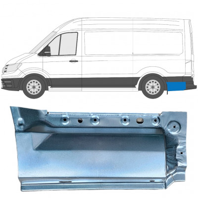 Hátsó sárvédő javító panel hoz Volkswagen Crafter / MAN THE 2017- / MWB / LWB / Bal 11593