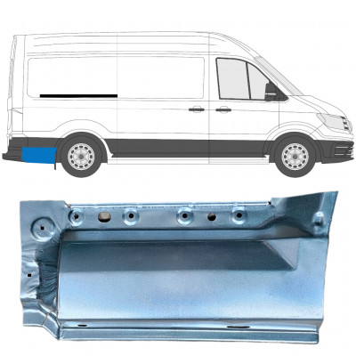 Hátsó sárvédő javító panel hoz Volkswagen Crafter / MAN THE 2017- / MWB / LWB / Jobb 11592