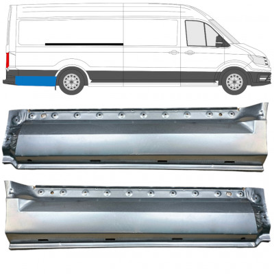 Hátsó sárvédő javító panel hoz Volkswagen Crafter / MAN THE 2017- / XLWB / Készlet 11597