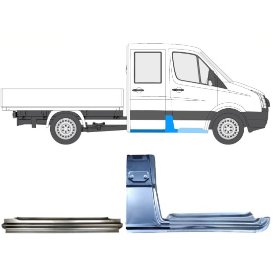 Javító panel készlet hoz Volkswagen Crafter 2005-2017 / Jobb / 15534