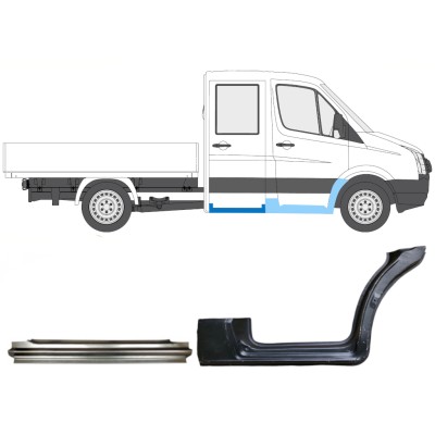 Javító panel készlet hoz Volkswagen Crafter 2005-2017 / Jobb / 15538