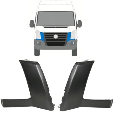 Fényszóró alatti díszítő elem hoz Volkswagen Crafter 2005-2011 / Bal+Jobb / Készlet 16856