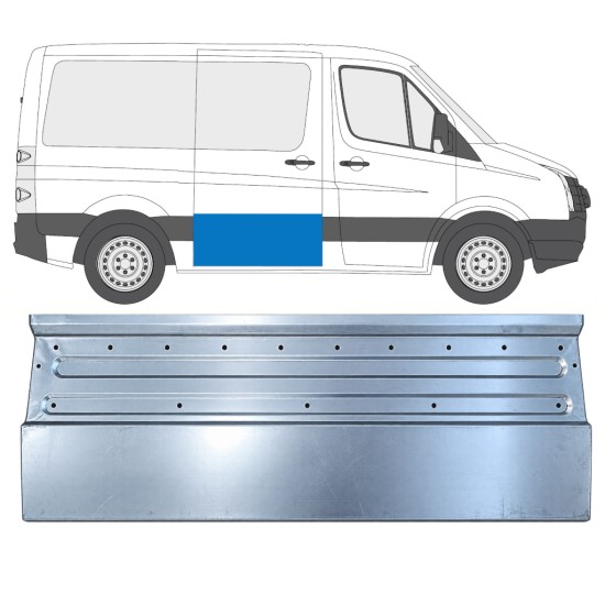 Tolóajtó javító panel hoz Volkswagen Crafter 2005-2017 / Jobb 17310