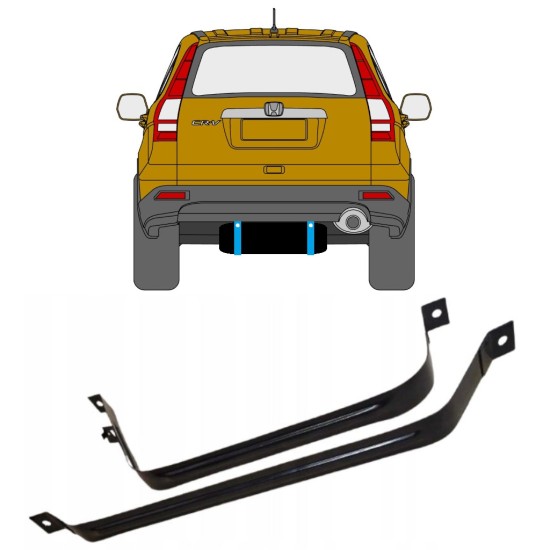 Tartószalag üzemanyagtartály hoz Honda CR-V 2006-2011 15018 Tartószalag üzemanyagtartály hoz Honda CR-V 2006-2011 15018