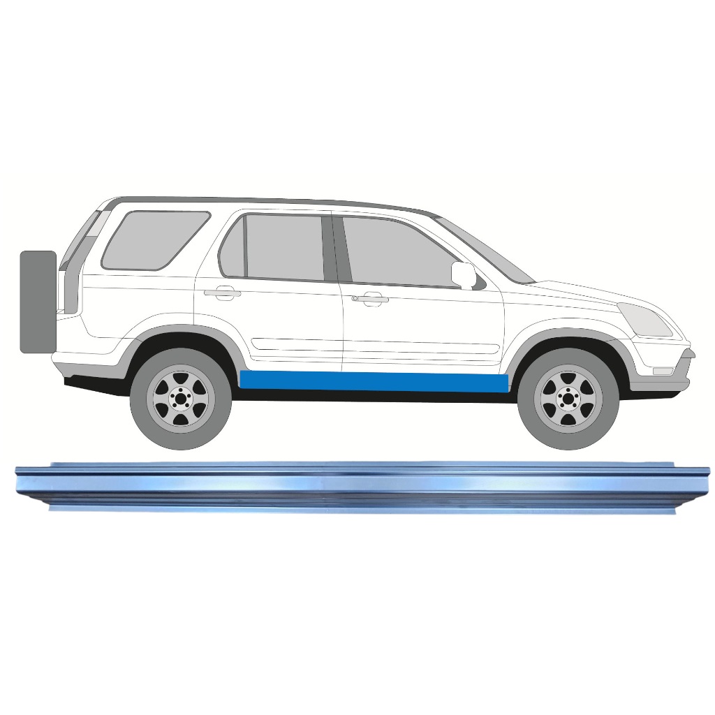 Küszöb Javító Panel Hoz Honda Crv 2002-2006 / Bal = Jobb (Szimmetrikus) 9321