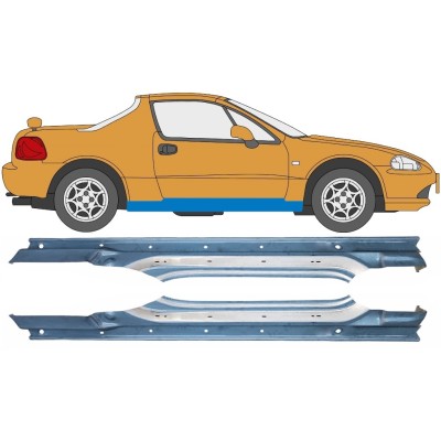 Teljes küszöb hoz Honda Civic Del Sol 1992-1998 / Bal+Jobb / Készlet 10537