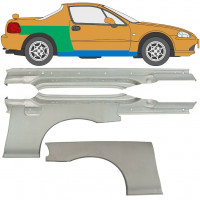 Küszöb és hátsó sárvédő javító panel hoz Honda Civic Del Sol 1992-1998 / Készlet 9519