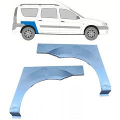 Hátsó sárvédő javító panel hoz Dacia Logan 2004-2009 / Bal+Jobb / Készlet 11521