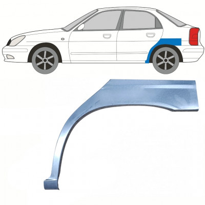 Hátsó sárvédő javító panel hoz Daewoo Nubira 1997-2004 / Bal 8804