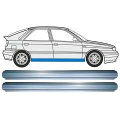 Küszöb javító panel hoz Lancia Delta 1993-1999 / Bal+Jobb / Készlet 15217