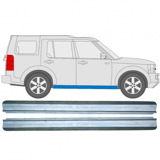 Küszöb javító panel hoz Land Rover Discovery 2004-2009 / Bal = Jobb (szimmetrikus) / Készlet 10935