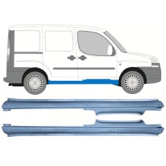Teljes küszöb hoz Fiat Doblo 2001-2010 / Bal+Jobb / Készlet 11465