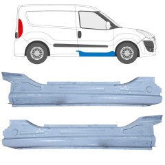Küszöb javító panel hoz Fiat Doblo 2010-2022 / Bal+Jobb / Készlet 12673
