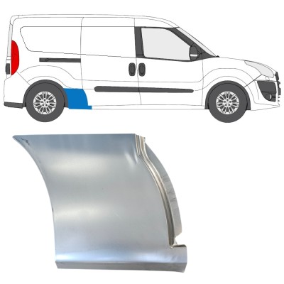 Hátsó sárvédő javító panel hoz Fiat Doblo 2010-2022 / Jobb 14990