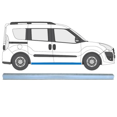 Küszöb javító panel hoz Fiat Doblo 2010-2022 / Bal = Jobb (szimmetrikus) 15357