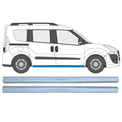 Küszöb javító panel hoz Fiat Doblo 2010-2022 / Bal+Jobb / Készlet 15361