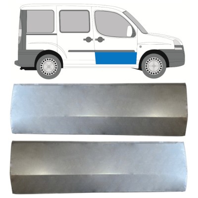Első ajtó javító lemez hoz Fiat Doblo 2001-2010 / Bal+Jobb / Készlet 14620