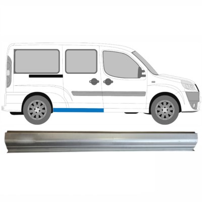 Hátsó küszöb javító panel hoz Fiat Doblo 2001-2010 / Bal = Jobb (szimmetrikus) 14623