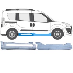 Küszöb javító panel hoz Fiat Doblo 2010-2022 / Jobb / Készlet 12747