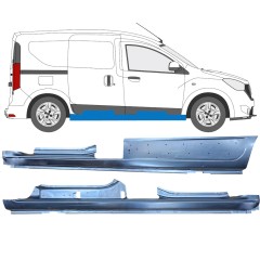 Teljes küszöb hoz Dacia Dokker 2012- / Bal+Jobb / Készlet 10148