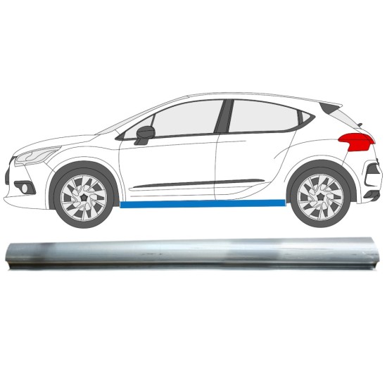 Alsó küszöb javító panel