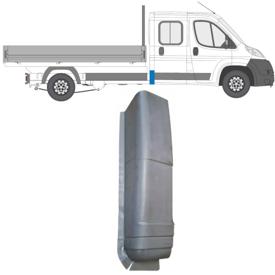 Hátsó sarok javító panel hoz Fiat Ducato 2006-2026 / Jobb 16614