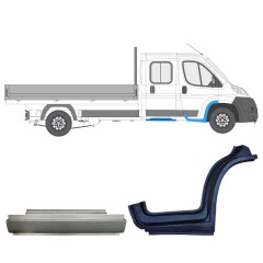 Javító panel készlet hoz Citroen Jumper 2006-2025 / Jobb / 15383