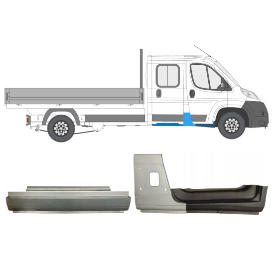 Javító panel készlet hoz Fiat Ducato 2006-2014 / Jobb / Duplafülkés / 14800 Javító panel készlet hoz Fiat Ducato 2006-2014 / Jobb / Duplafülkés / 14800
