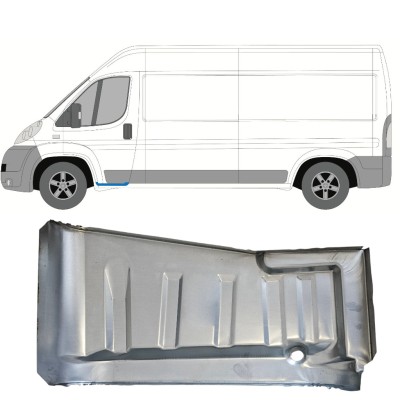 Fellépő lemez bal belső küszöbbel hoz Fiat Ducato 2006-2014 / Bal 15053