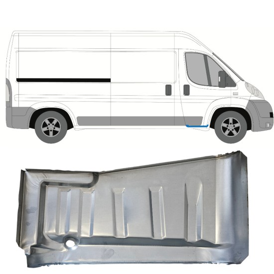 Fellépő lemez bal belső küszöbbel hoz Fiat Ducato 2006-2014 / Jobb 15052 Fellépő lemez bal belső küszöbbel hoz Fiat Ducato 2006-2014 / Jobb 15052