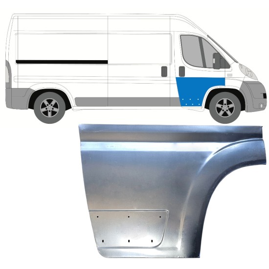 Első ajtó javító lemez hoz Fiat Ducato 2006-2026 / Jobb 16269
