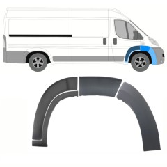 Első sárvédődíszítő elemek készlete hoz Peugeot Boxer 2006-2014 / Jobb / 14394