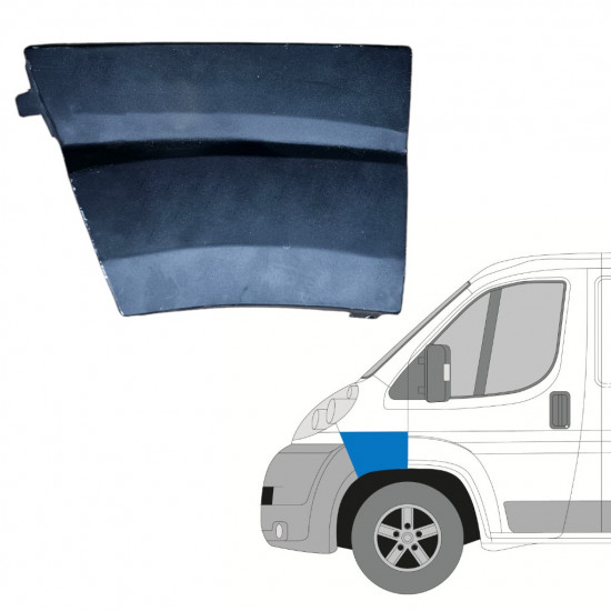 Első sárvédő javító panel hoz Fiat Ducato 2006-2014 / Bal 12885
