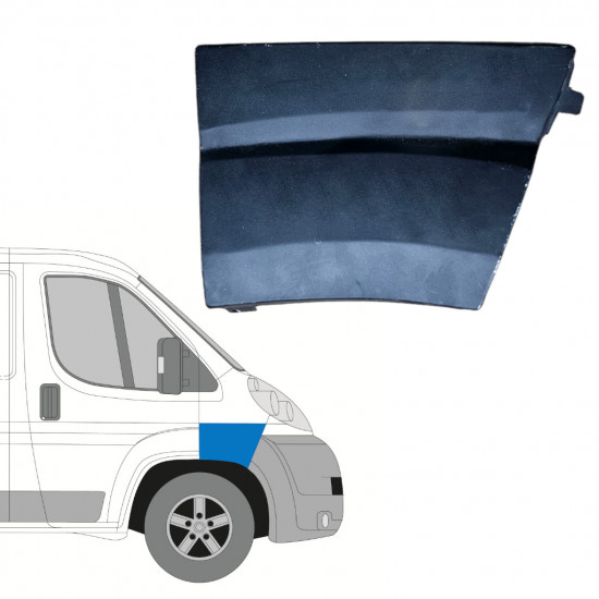 Első sárvédő javító panel hoz Fiat Ducato 2006-2014 / Jobb 12884