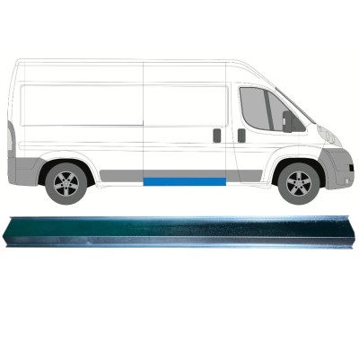 Középső belső küszöb javító panel hoz Peugeot Boxer 2006-2026 / Bal = Jobb (szimmetrikus) 16138