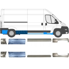 Küszöb javító panel hoz Citroen Jumper 2006-2026 / Bal+Jobb / Készlet 14161
