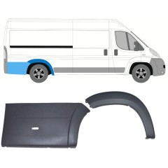 Hátsó kerékív díszítő elemek készlete hoz Peugeot Boxer 2006-2018 / Jobb / 14434