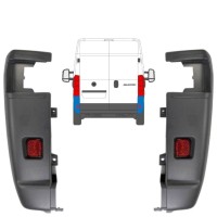 Hátsó lökhárító sarok 270 fokban hoz Citroen Jumper 2006-2018 / Bal+Jobb / Készlet 14064