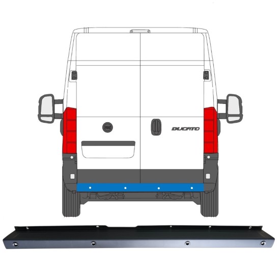 Hátsó lökhárító PDC-vel hoz Fiat Ducato 2006-2018 16925