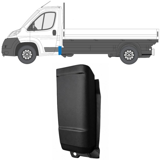 Hátsó sarok javító panel hoz Citroen Jumper 2006-2026 / Bal 16992