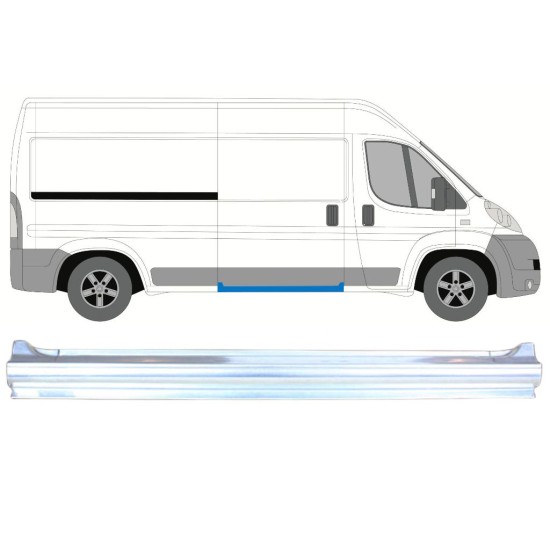 Tolóajtó küszöb javító panel hoz Peugeot Boxer 2006-2026 / Jobb 13848