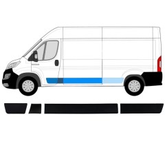 Oldalsó díszítő elemek készlete hoz Citroen Jumper 2018- / Bal / 14418