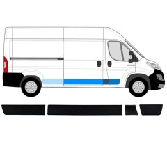 Oldalsó díszítő elemek készlete hoz Citroen Jumper 2018- / Jobb / 14415