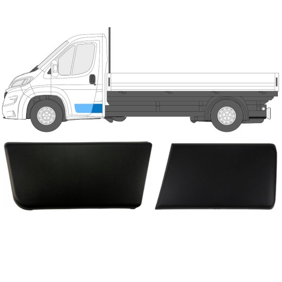 Oldalsó díszítő elem készlet egykabinoshoz hoz Fiat Ducato 2018- / Bal / 14809 Oldalsó díszítő elem készlet egykabinoshoz hoz Fiat Ducato 2018- / Bal / 14809